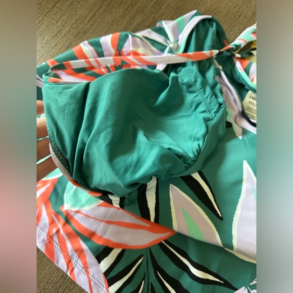 Anne Cole Women's Easy Triangle Tankini Swim Top - Picture 2 of 7